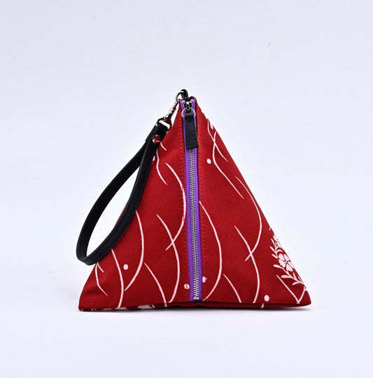 Pochette Ojuban Sankaku | Momiji et fleurs