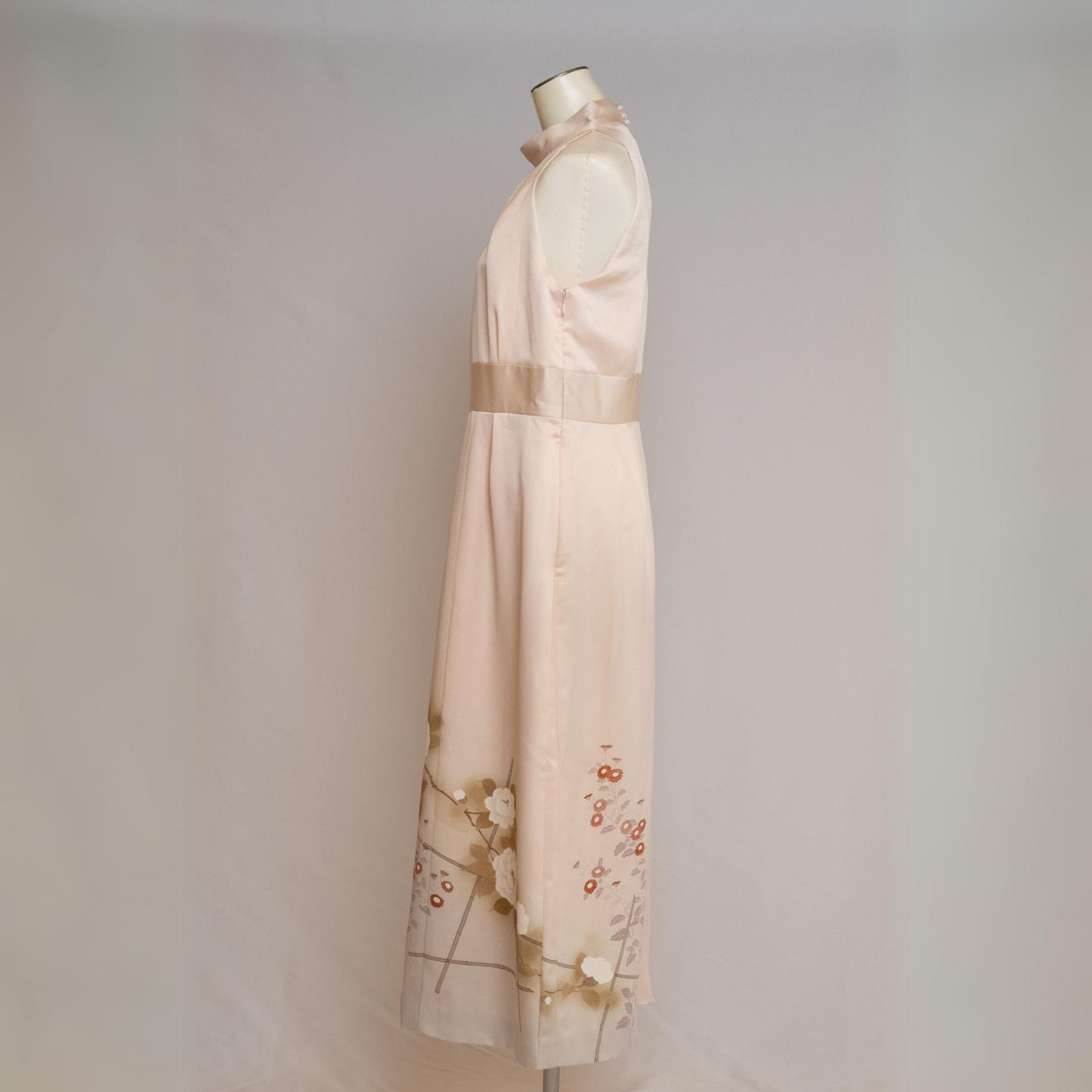 Robe dos nu | Blanc nacré avec Botan