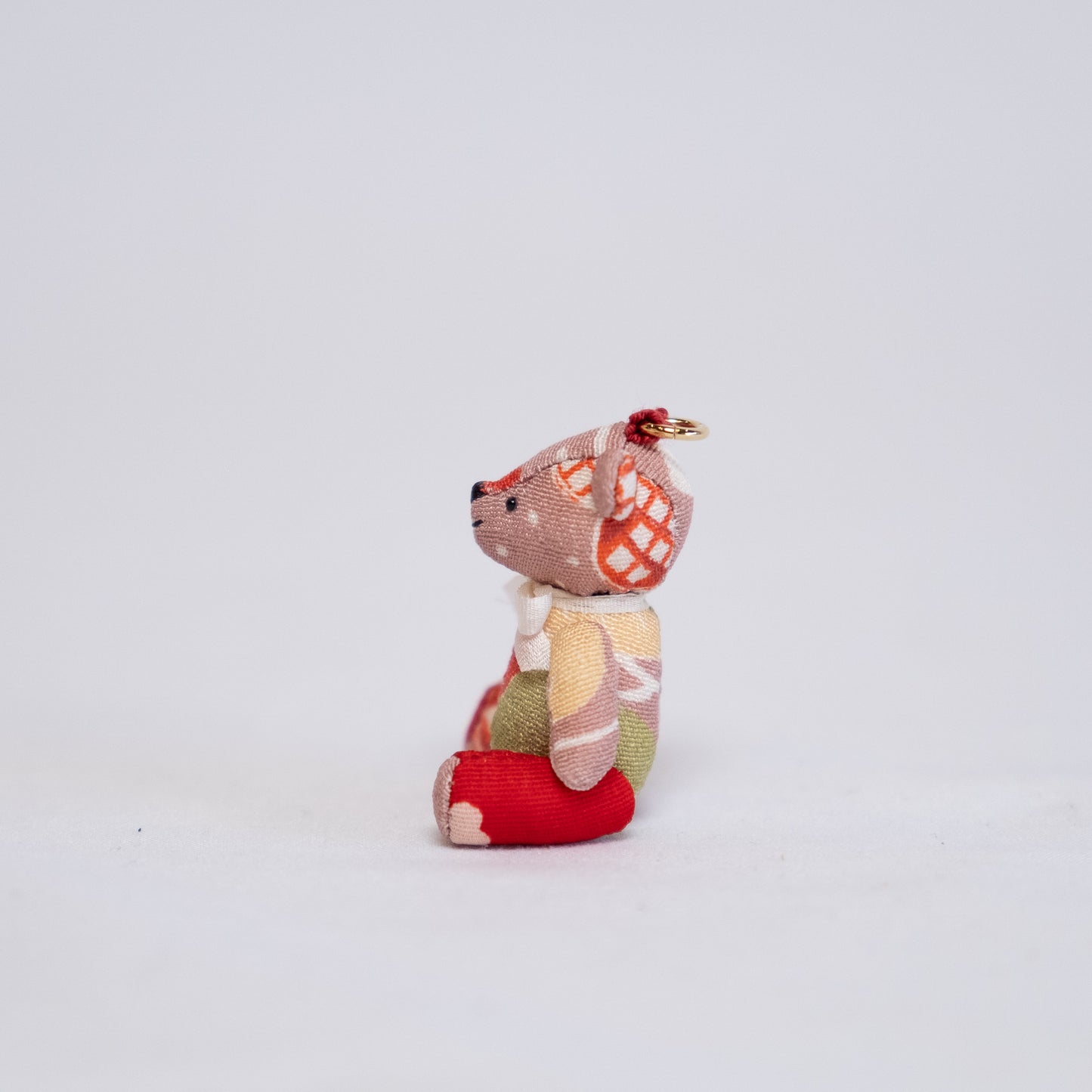 SilKuMaiko Teddy Bear Small | Light Pink Goshodoki