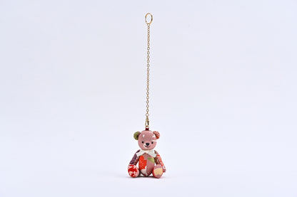 SilKuMaiko Teddy Bear Big 4 | Light Pink Goshodoki