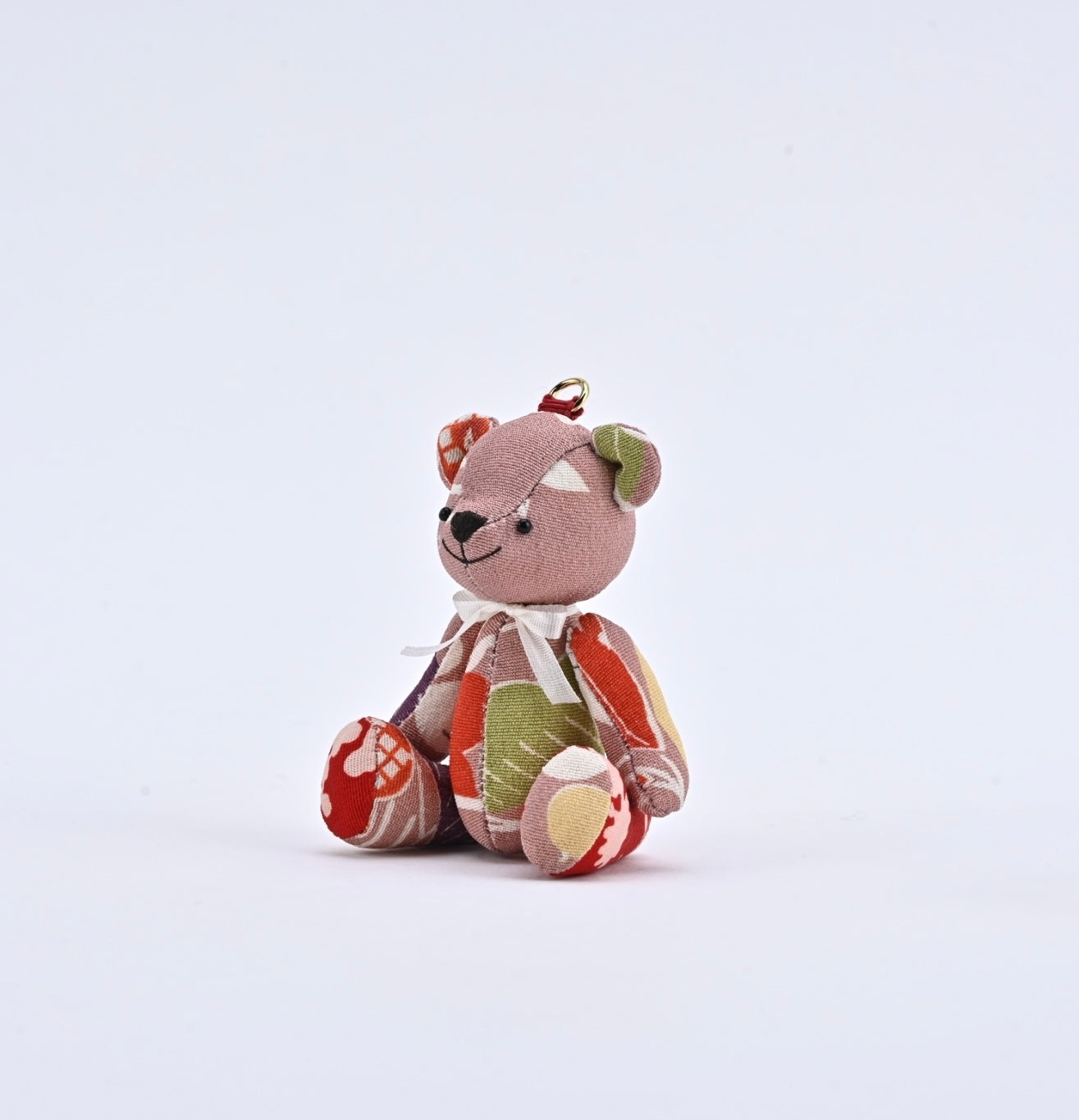 SilKuMaiko Teddy Bear Medium | Light Pink Goshodoki