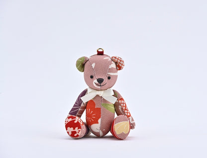 SilKuMaiko Teddy Bear Big 4 | Light Pink Goshodoki