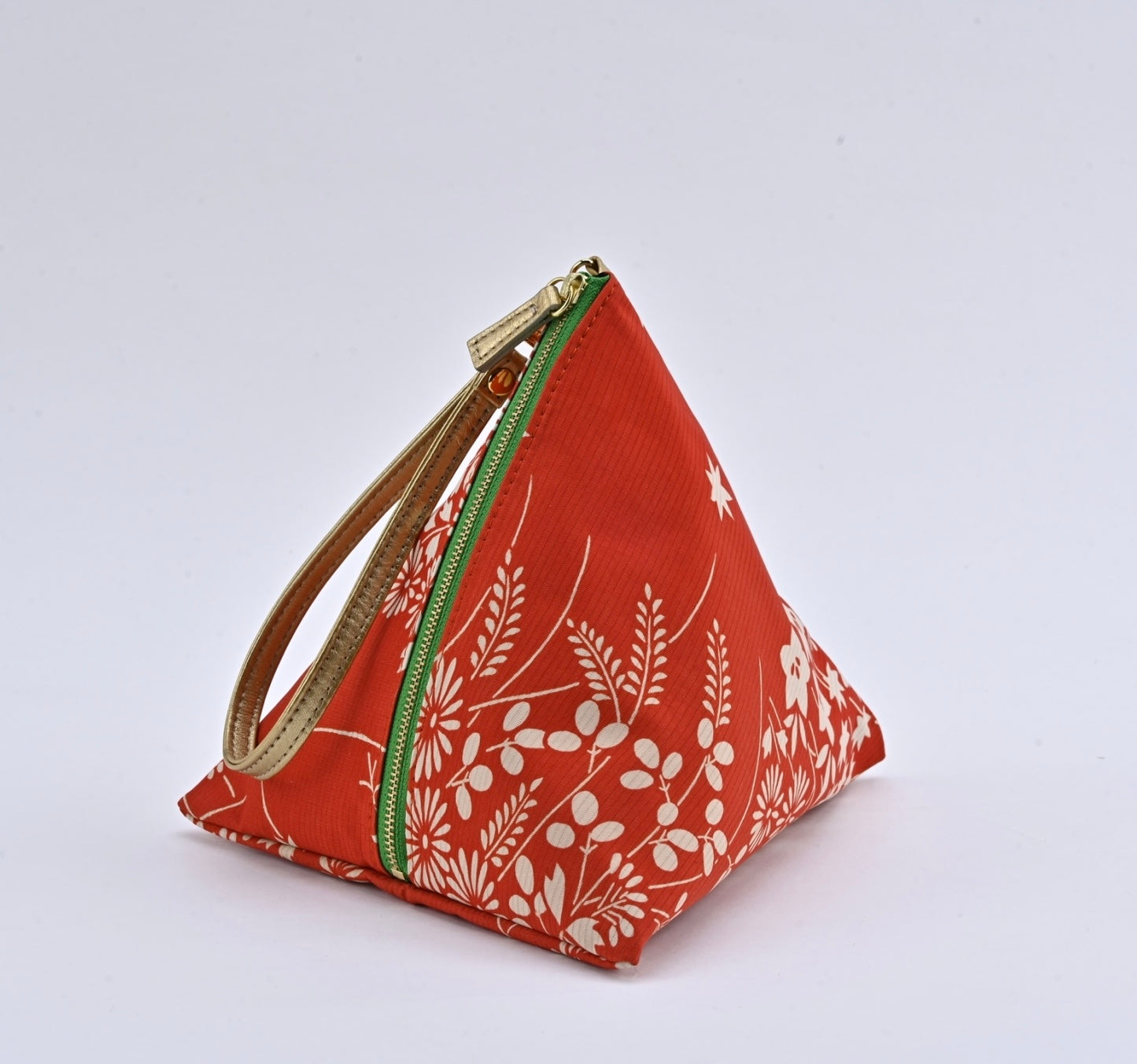 O juban Sankaku Pouch |calm Autumn grass