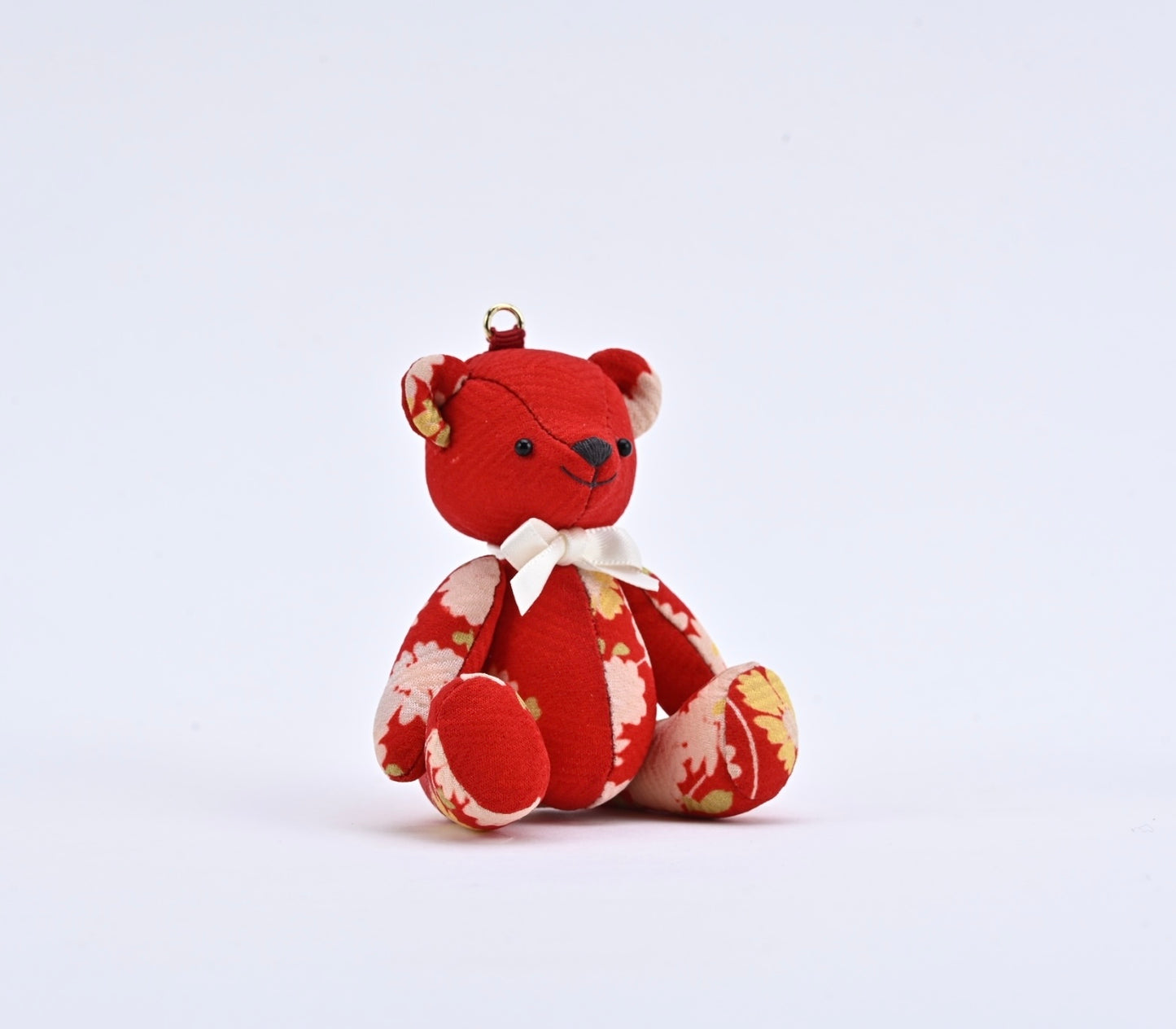 SilKuMaiko Teddy Bear Big Red 1 | O juban fabrics