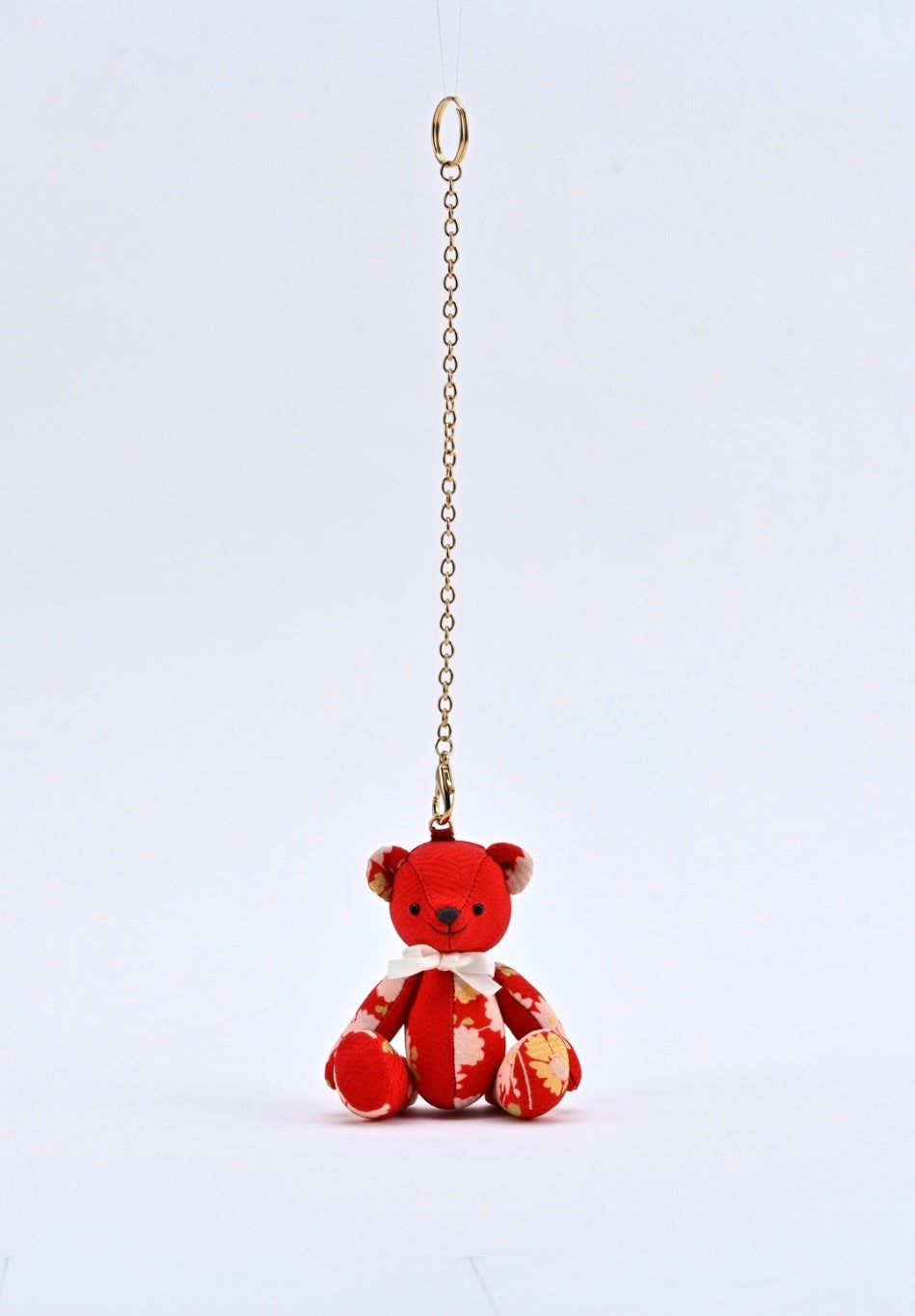 SilKuMaiko Teddy Bear Big Red 1 | O juban fabrics