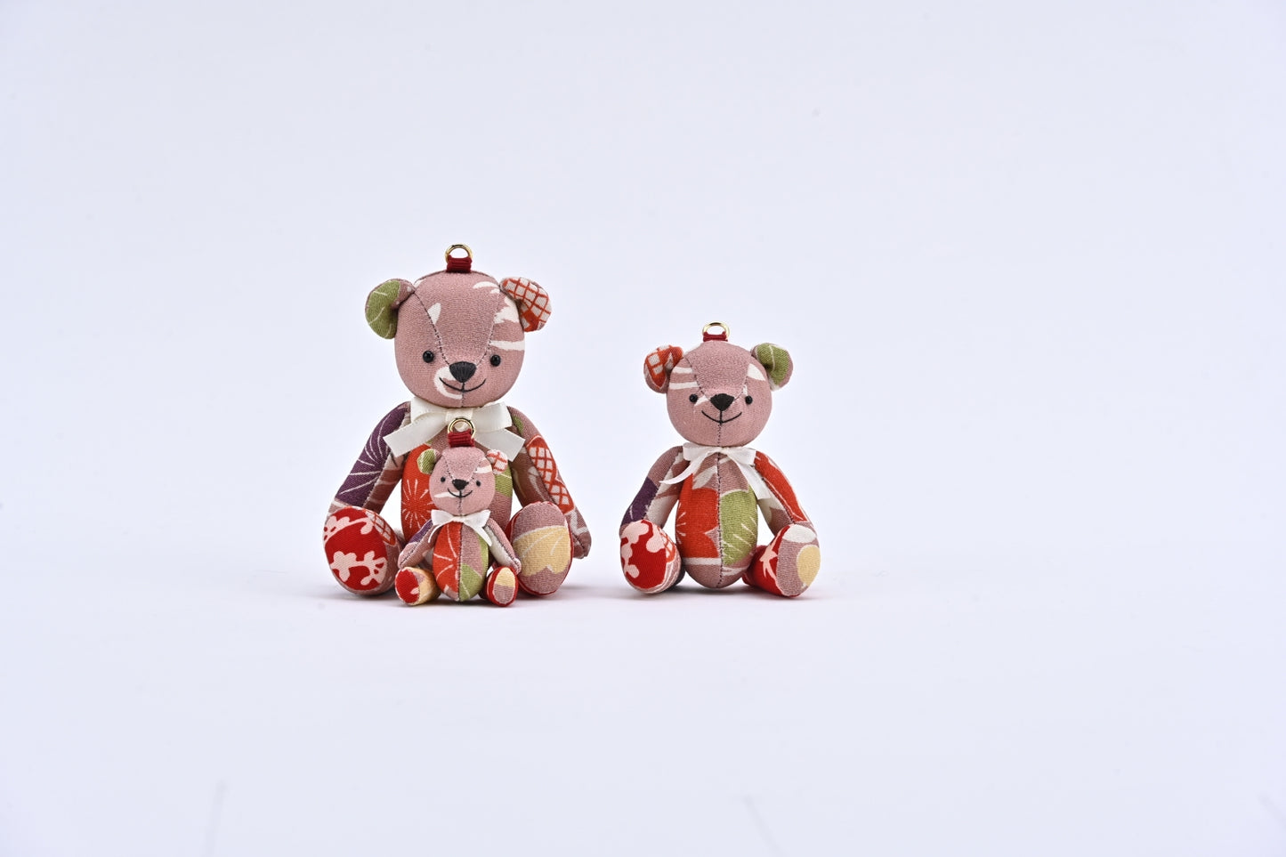 SilKuMaiko Teddy Bear Big 4 | Light Pink Goshodoki