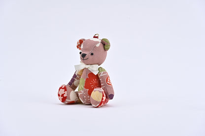 SilKuMaiko Teddy Bear Big 3 | Light Pink Goshodoki