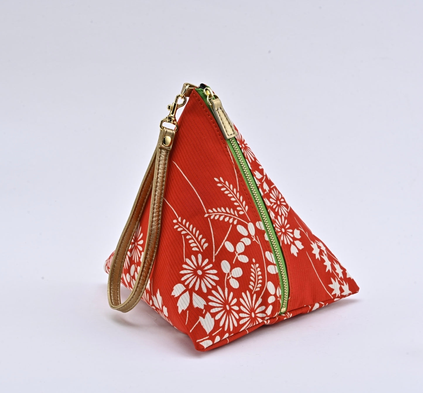 O juban Sankaku Pouch |Autumn grass