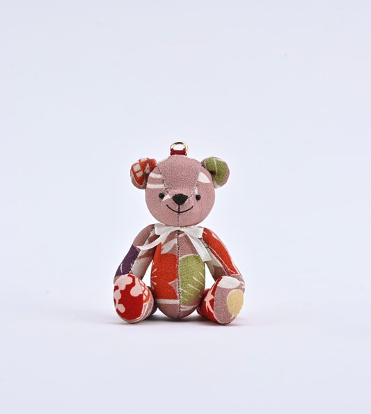 SilKuMaiko Teddy Bear Medium | Light Pink Goshodoki