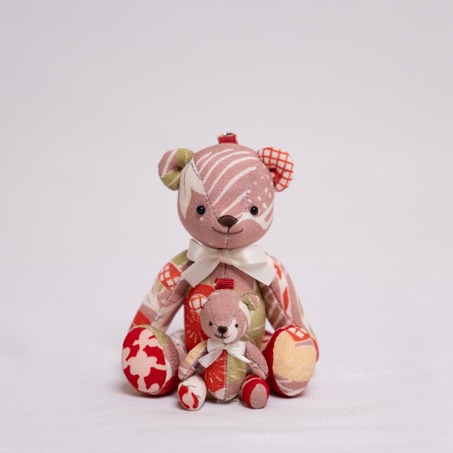 SilKuMaiko Teddy Bear Big 2 | Light Pink Goshodoki