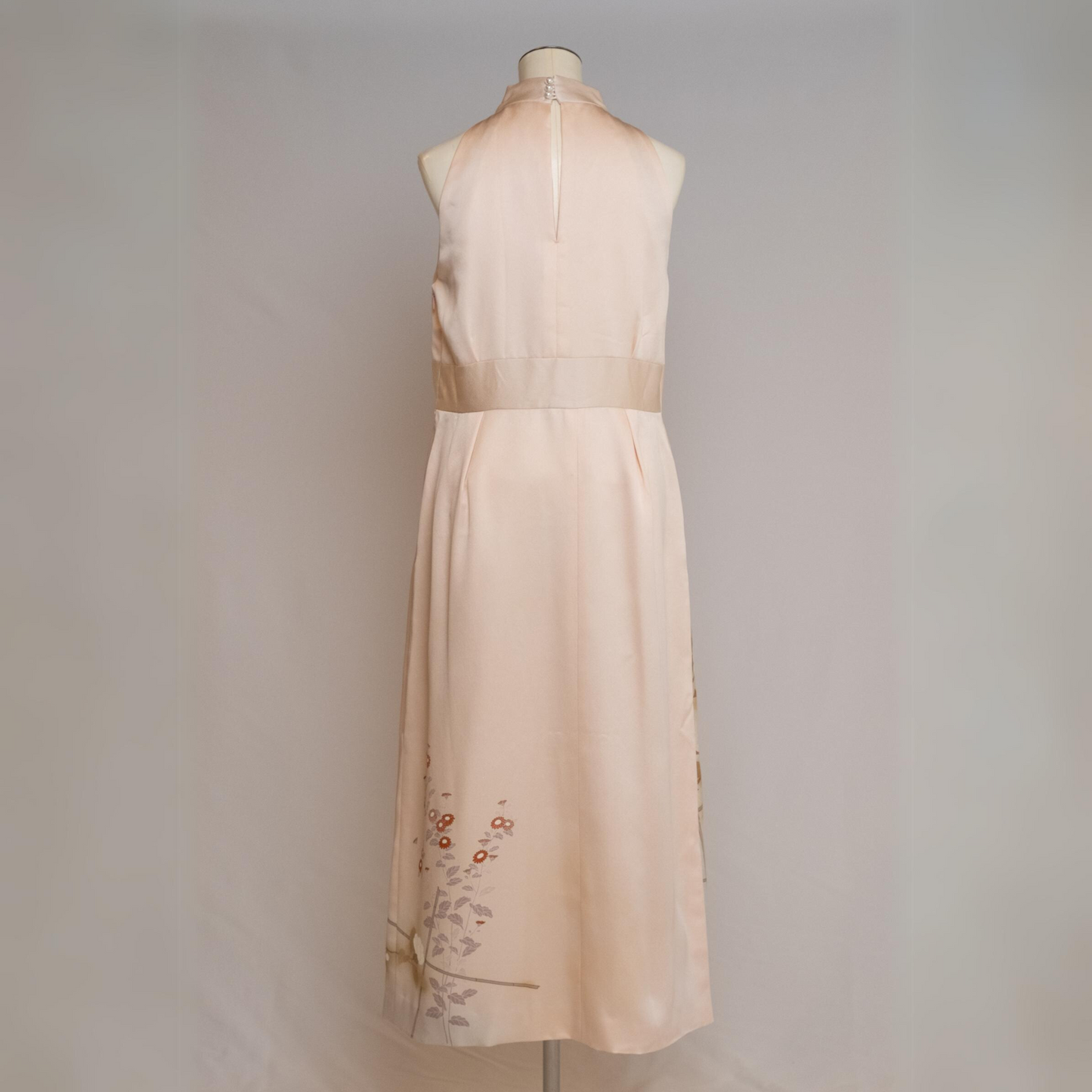 Halter Dress | Pearl White with Botan
